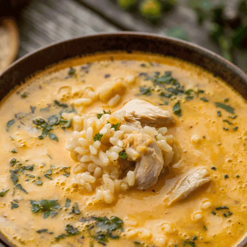 A bowl of hearty, homemade soup with fresh vegetables, beans, and herbs, perfect for a quick busy day meal.